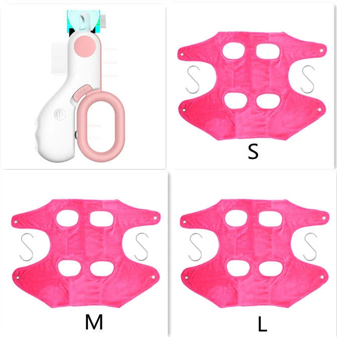 Pet Nail Clipper LED Light Stainless Steel Blades