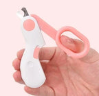 Pet Nail Clippers LED Light Stainless Steel Blades