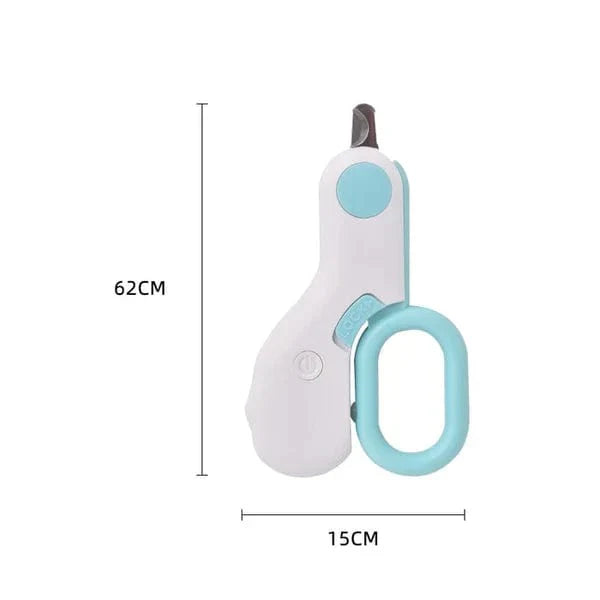 Pet Nail Clippers LED Light Stainless Steel Blades