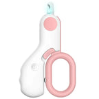 Pet Nail Clippers LED Light Stainless Steel Blades