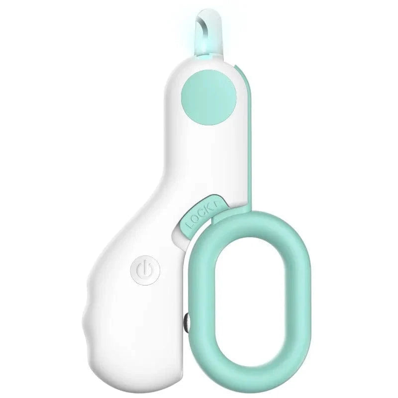 Pet Nail Clippers LED Light Stainless Steel Blades