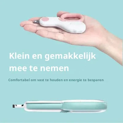 Pet Nail Clippers LED Light Stainless Steel Blades