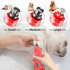 Pet Nail Grinder Dual LED USB Rechargeable Low-Noise