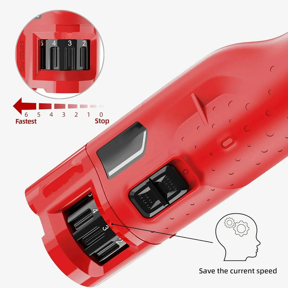 Pet Nail Grinder Dual LED USB Rechargeable Low-Noise