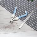 Pet Nail Scissors Ergonomic Curved Handle Stainless Steel Blade