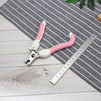 Pet Nail Scissors Ergonomic Curved Handle Stainless Steel Blade