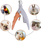 Pet Nail Trimmer LED Light & Safety Guard