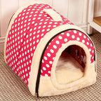 Pet Nest Plush Detachable Washable Anti-Slip Bottom