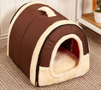Pet Nest Plush Detachable Washable Anti-Slip Bottom