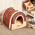 Pet Nest Plush Detachable Washable Anti-Slip Bottom
