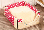 Pet Nest Plush Detachable Washable Anti-Slip Bottom