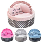 Pet Nest Polka Dot Soft Sponge Filling