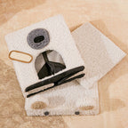 Pet Nest Semi-Enclosed Teddy Velvet Composite Wood Frame