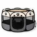 Pet Playpen Foldable Oxford Cloth Breathable Mesh