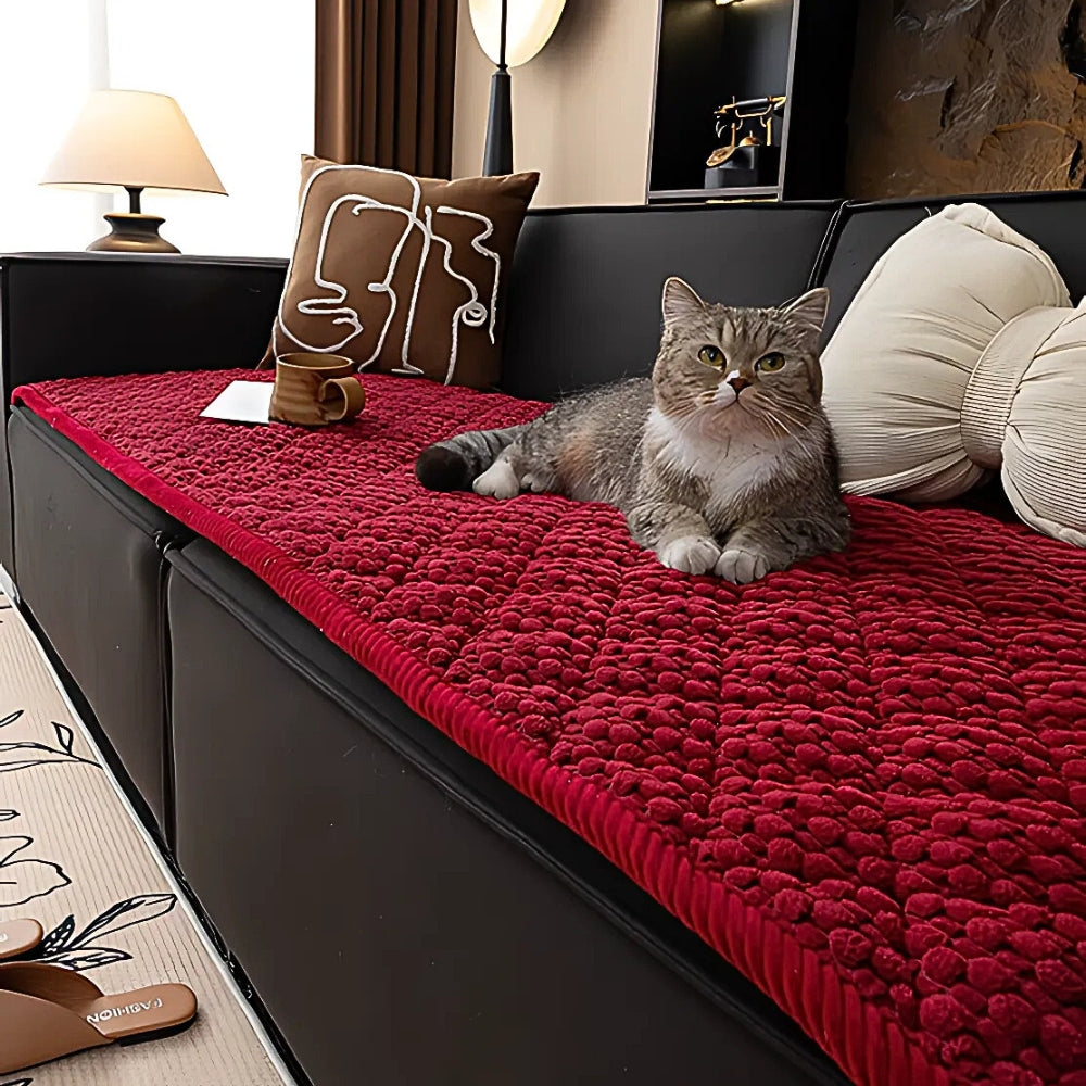 Pet-Proof Quilted Microfiber & Non-Slip Sofa Protector