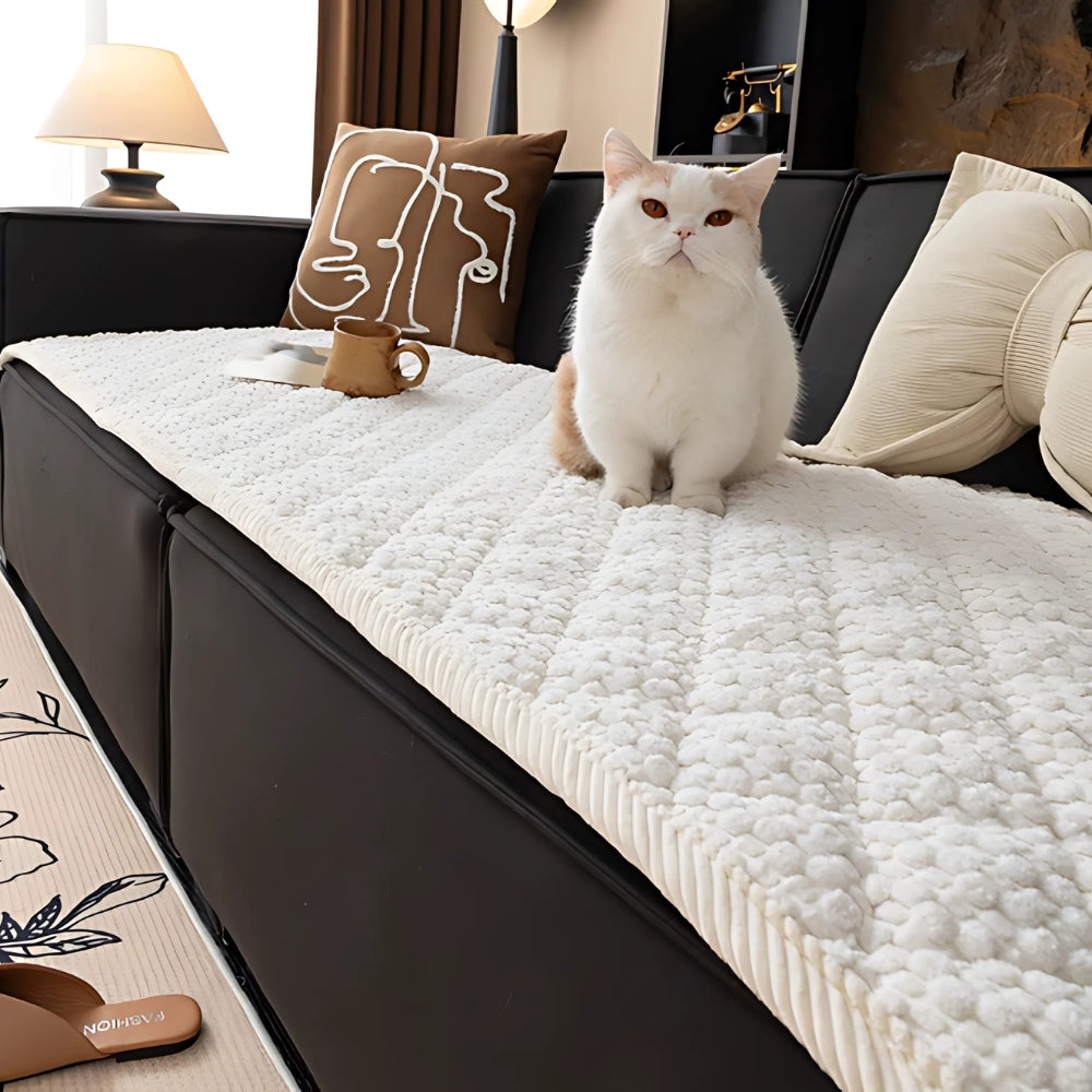 Pet-Proof Quilted Microfiber Sofa Cover