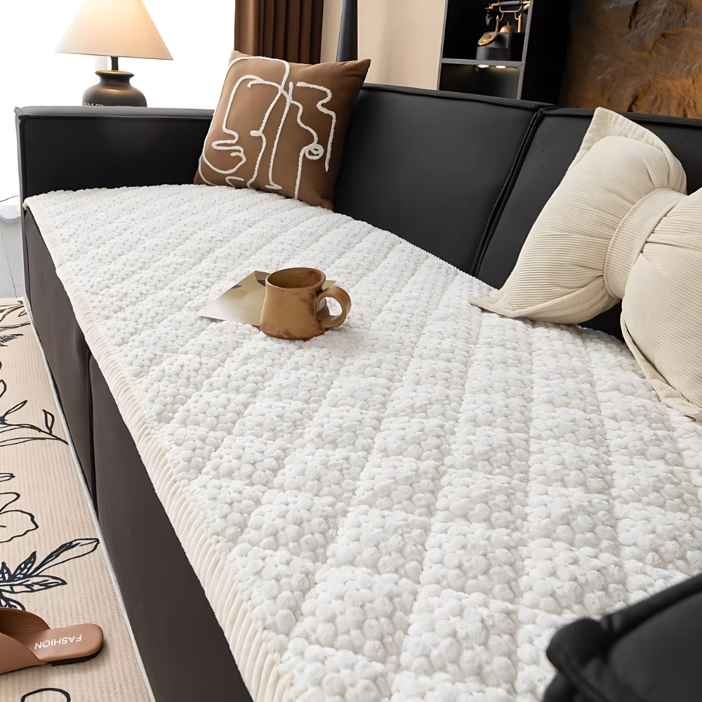 Pet-Proof Quilted Microfiber Sofa Cover