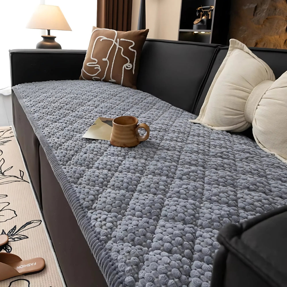 Pet-Proof Quilted Microfiber Sofa Cover