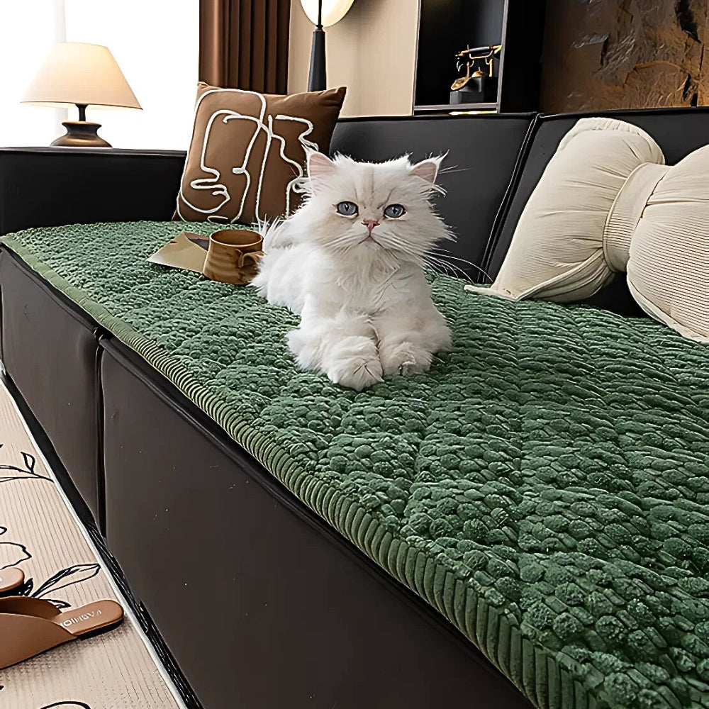 Pet-Proof Quilted Microfiber Sofa Cover