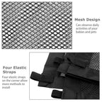 Pet Safety Gate Retractable Mesh & Stainless Steel Frame