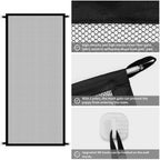 Pet Safety Gate Retractable Mesh & Stainless Steel Frame