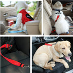 Pet Seat Belt Durable Imitation Nylon Adjustable Length