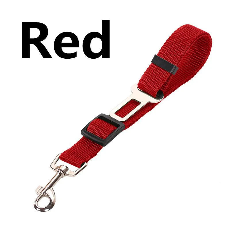 Pet Seat Belt Durable Imitation Nylon Adjustable Length