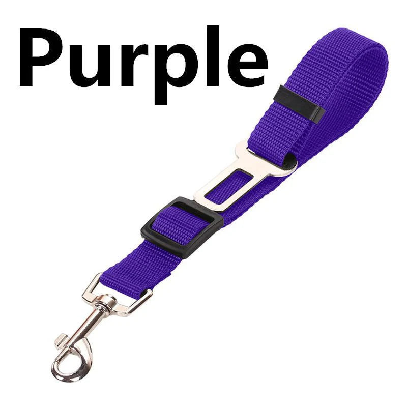 Pet Seat Belt Durable Imitation Nylon Adjustable Length