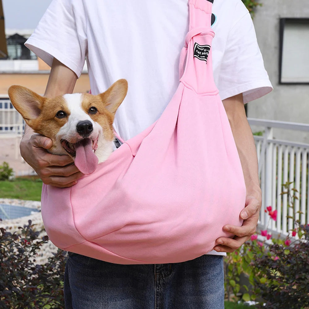 Pet Shoulder Bag Adjustable Strap & Safety Buckle