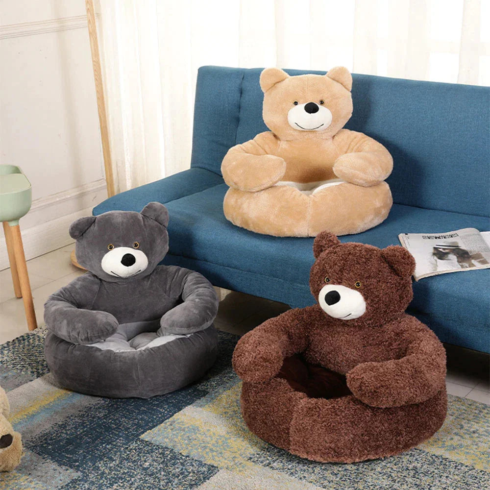 Pet Sleeping Mat Plush Removable Cover & Cotton Fill