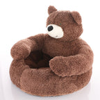 Pet Sleeping Mat Plush Removable Cover & Cotton Fill