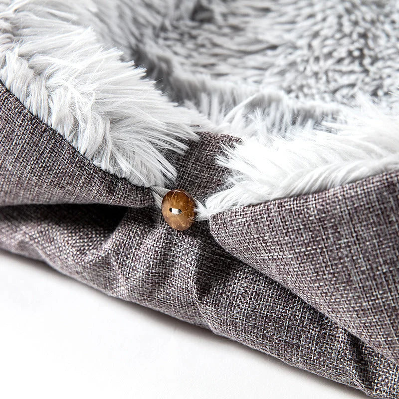 Pet Sleeping Pad Plush Convertible Machine Washable