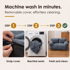 Pet Sofa Bed Plush Removable Washable Cover Waterproof Base