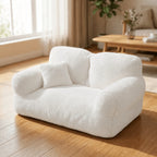 Pet Sofa Bed Rabbit-Plush Machine-Washable Cover Non-Slip Base