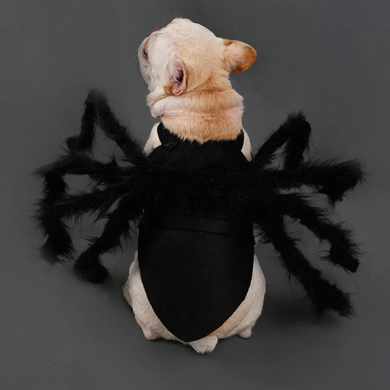 Pet Spider Costume Realistic Faux Legs Adjustable Straps