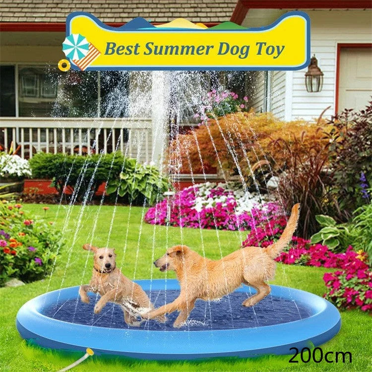 Pet Splash Pad Non-Slip Puncture-Resistant PVC