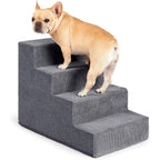 Pet Stairs 4-Step Foldable Foam Convertible Bed