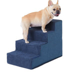Pet Stairs 4-Step Foldable Foam Convertible Bed