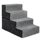 Pet Stairs 4-Step Foldable Foam Convertible Bed