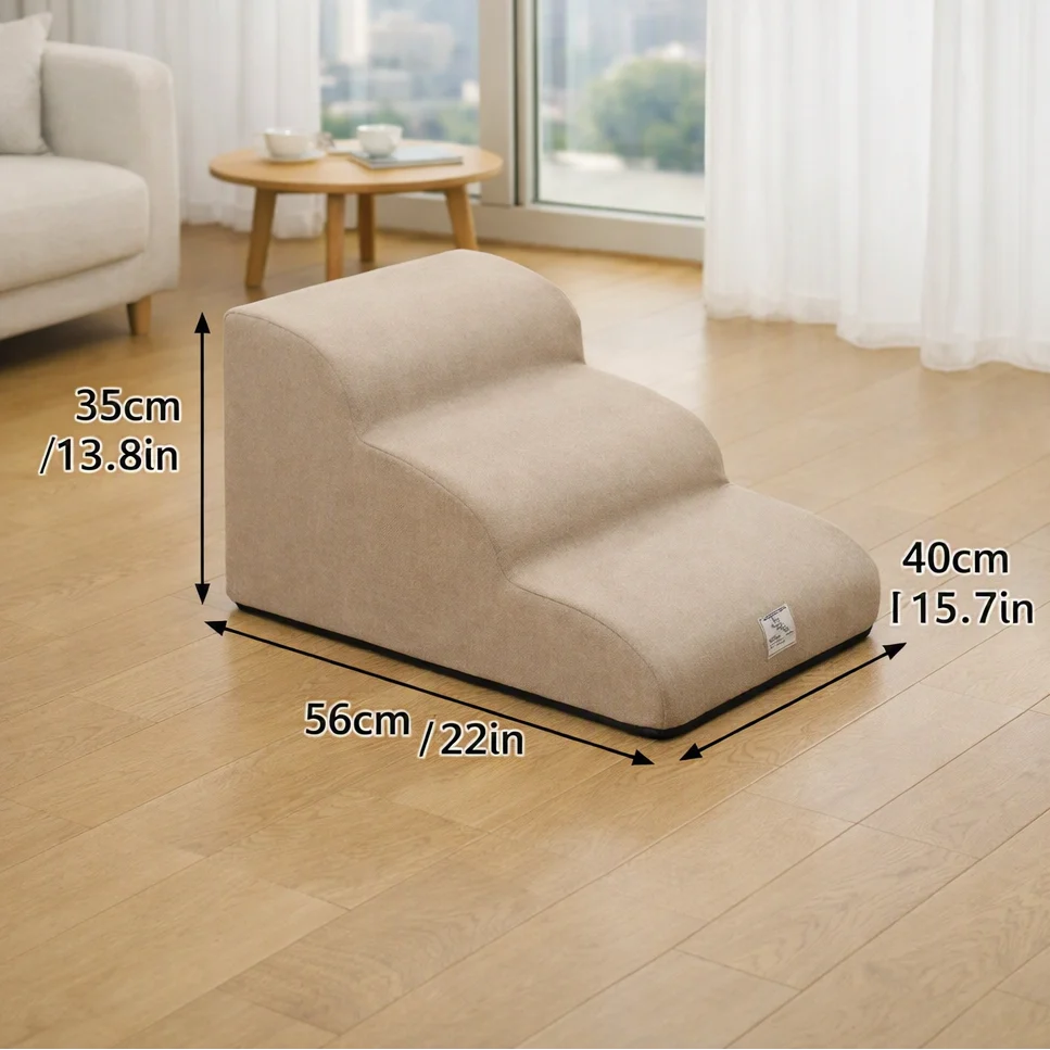 Pet Stairs Non-Slip & Sturdy Raised Steps