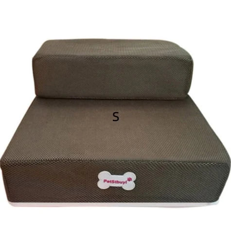 Pet Stairs Two-Step Foldable Lightweight Foam Mesh Cover