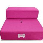 Pet Stairs Two-Step Foldable Lightweight Foam Mesh Cover