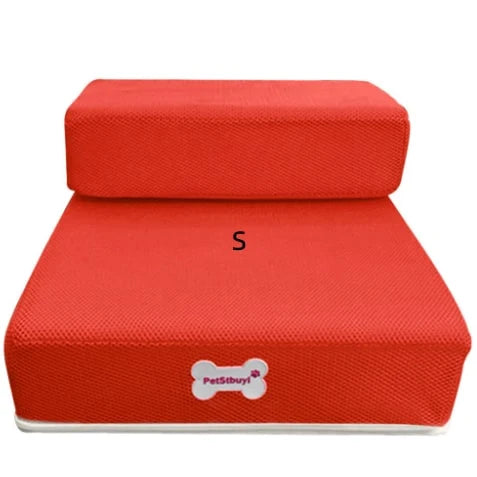 Pet Stairs Two-Step Foldable Lightweight Foam Mesh Cover