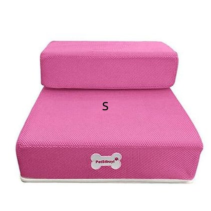 Pet Stairs Two-Step Foldable Lightweight Foam Mesh Cover