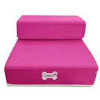 Pet Stairs Two-Step Foldable Lightweight Foam Mesh Cover