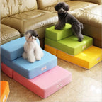 Pet Stairs Two-Step Foldable Lightweight Foam Mesh Cover