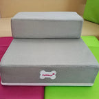 Pet Stairs Two-Step Foldable Lightweight Foam Mesh Cover