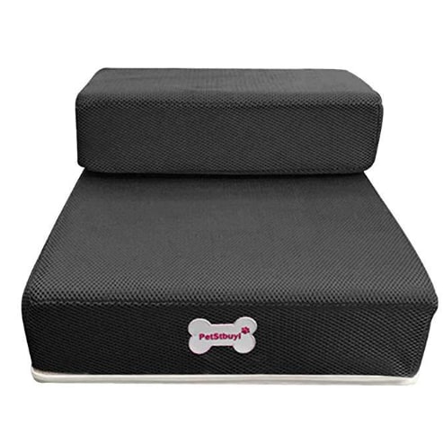 Pet Stairs Two-Step Foldable Lightweight Foam Mesh Cover