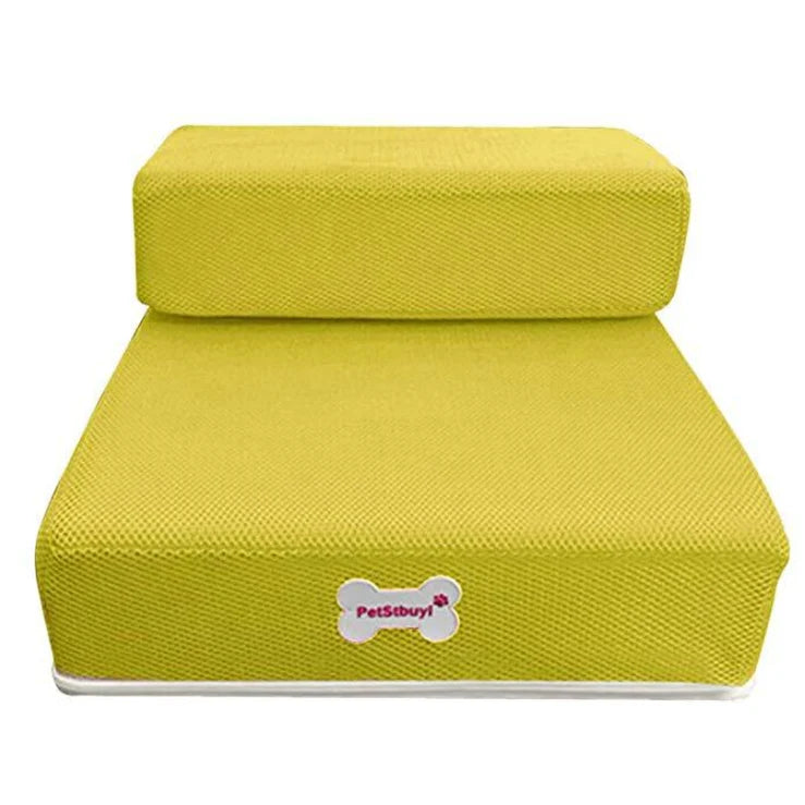 Pet Stairs Two-Step Foldable Lightweight Foam Mesh Cover