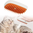 Pet Steam Brush USB Rechargeable Removable Heads